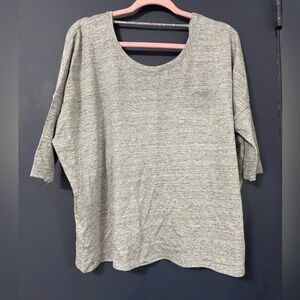 NWT Chaser Grey Scoop Back Top Medium